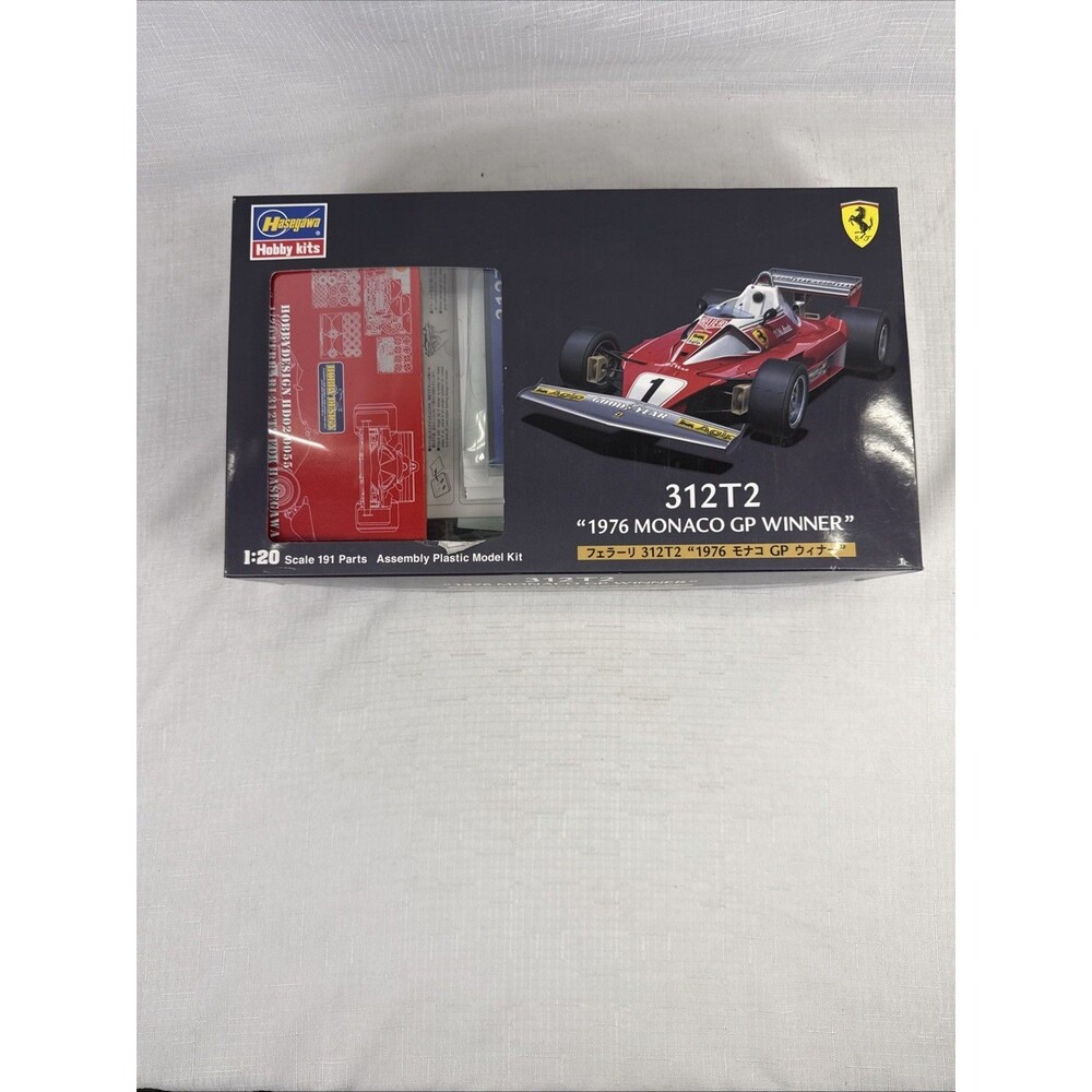 Hasegawa 1:20 1976 Ferrari 312T2 Monaco GP Winner Made in Japan w/ extra kits